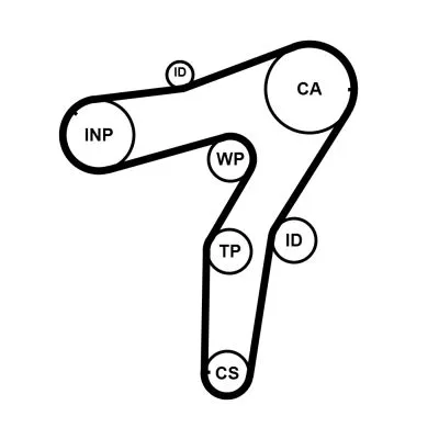 CONTINENTAL CTAM Timing Belt Kit (CT1183K1)