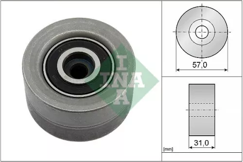 Schaeffler INA Deflection Pulley/Guide Pulley, timing belt (532099210)