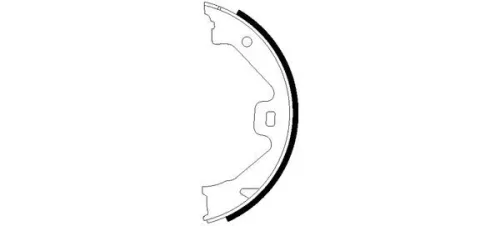 Brake Shoe Set, parking brake