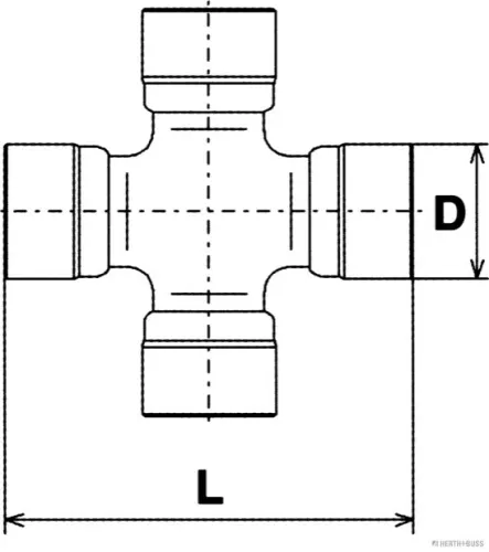HERTH+BUSS JAKOPARTS Joint, propshaft (J2925007)