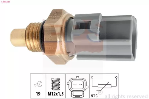 Sensor, coolant temperature