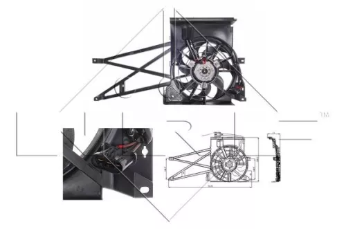 Fan, engine cooling
