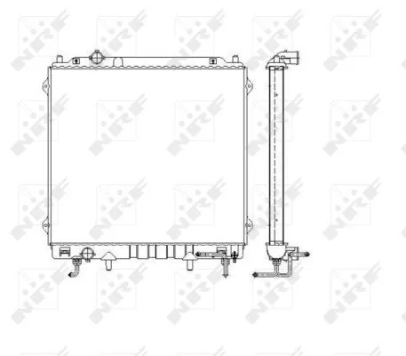 Radiator, engine cooling