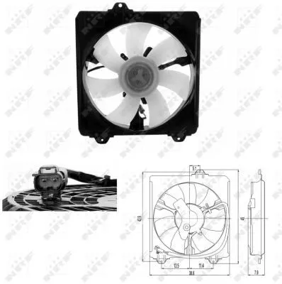 Fan, engine cooling