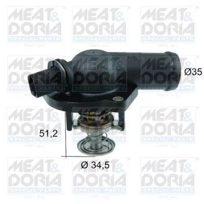 Thermostat, coolant