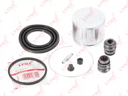 Brake caliper repair kit with piston, front (Akebono, d60mm)