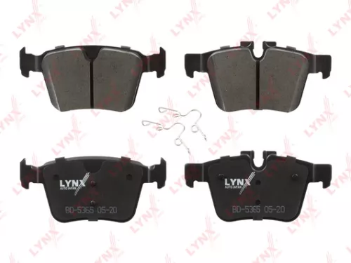 Disc brake pads, rear