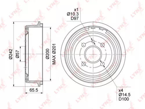 Brake drum (200x53)