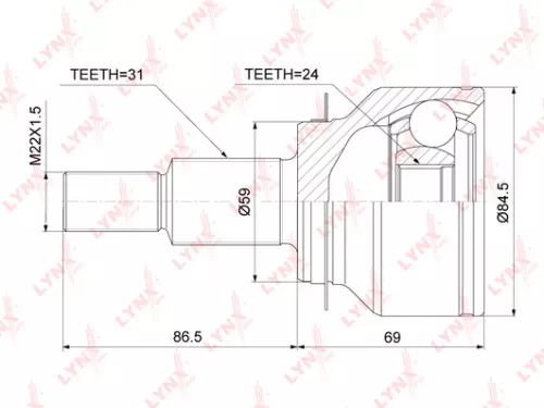 CV-Joint, outer
