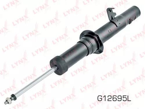 Shock absorber gas, front, left