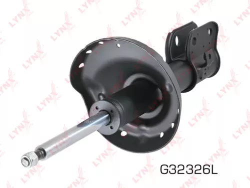 Shock absorber strut gas, left, front