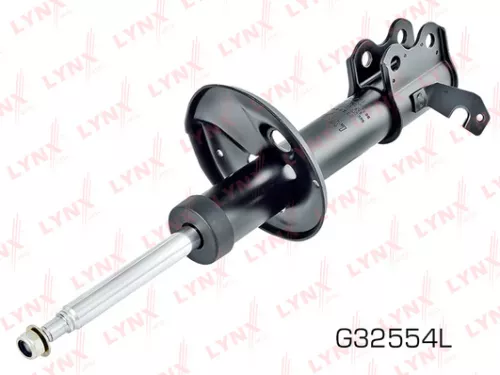 Shock absorber strut gas, left, front