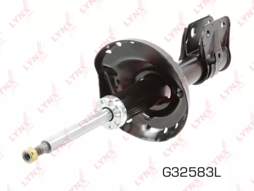 Shock absorber strut gas, left, front