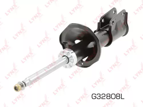 Shock absorber strut gas, left, front