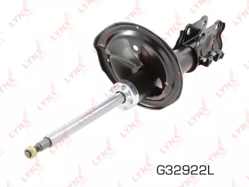 Shock absorber strut gas, left, front