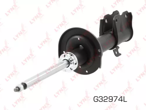 Shock absorber strut gas, left, front