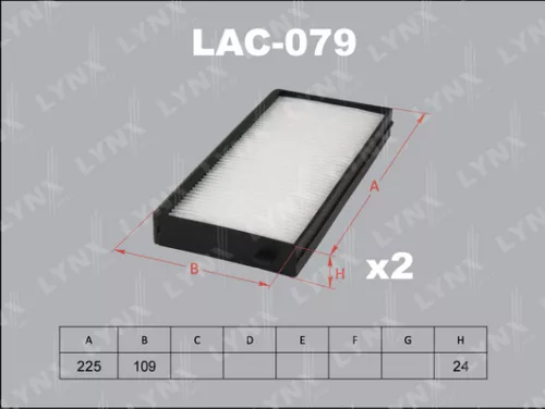 Cabin filter (x2)