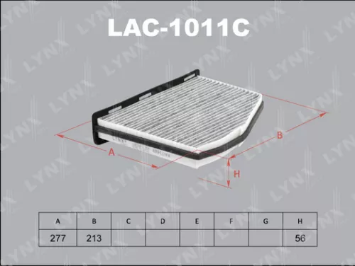 Cabin filter, carbon