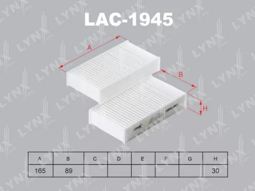 Cabin filter (x2)