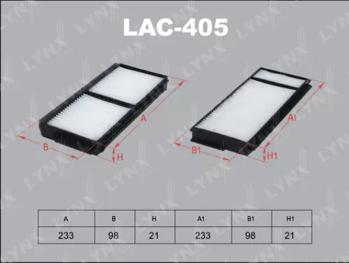 Cabin filter (x2)