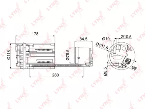 Fuel filter, in-tank