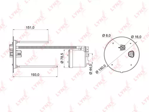 Fuel filter, in-tank