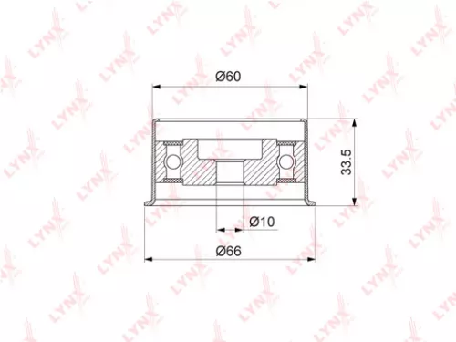 Tension pulley, timing belt