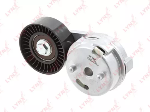 Belt tensioner, poly v-belt