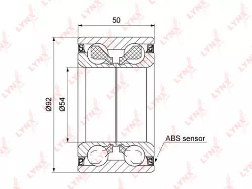 Wheel bearing, front